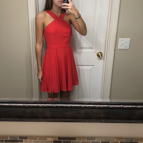 coral lulu’s dress - Picture 1 of 5